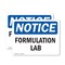 Signmission Formulation Lab, 10 in W x Rectangle, Vinyl Decal OS-2PACK-NS-D-710-L-12898 - alternate 1